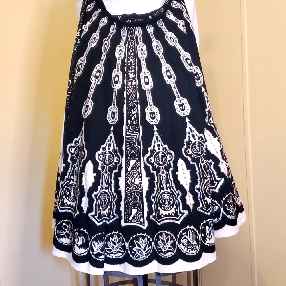 A-line sequined skirt